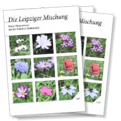 Leipziger Gartenprogramm: Samentütchen der Leipziger Mischung
