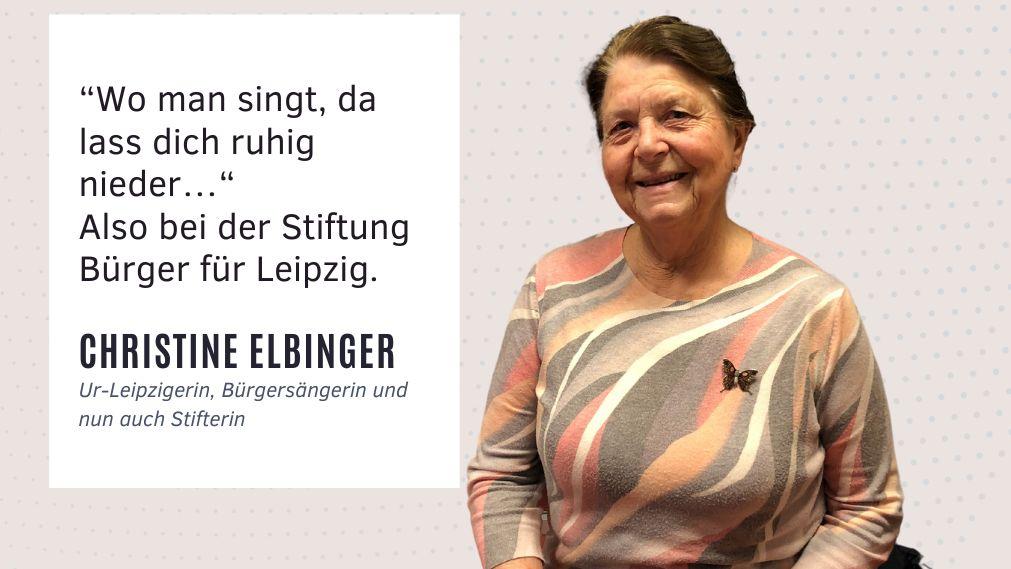 Stifterin Christine Elbinger